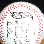A 1985 signed baseball by the Pirates